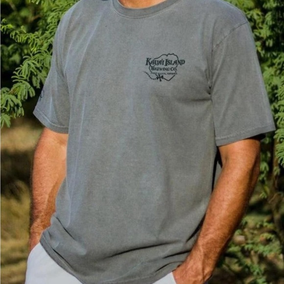 CRAZY SHIRTS - Kauai Island Brewing Company Charcoal Gray Tee Shirt - XL - Picture 2 of 9